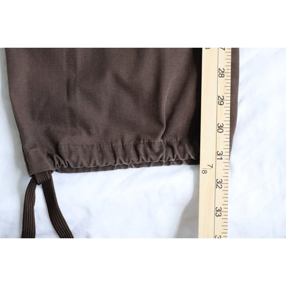 5.11 Tactical Pants Mens Medium Regular Brown Ripstop Cargo Drawstring Hem 30x31
